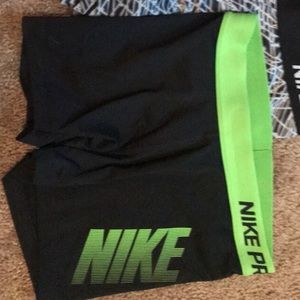 Nike pro compression shorts